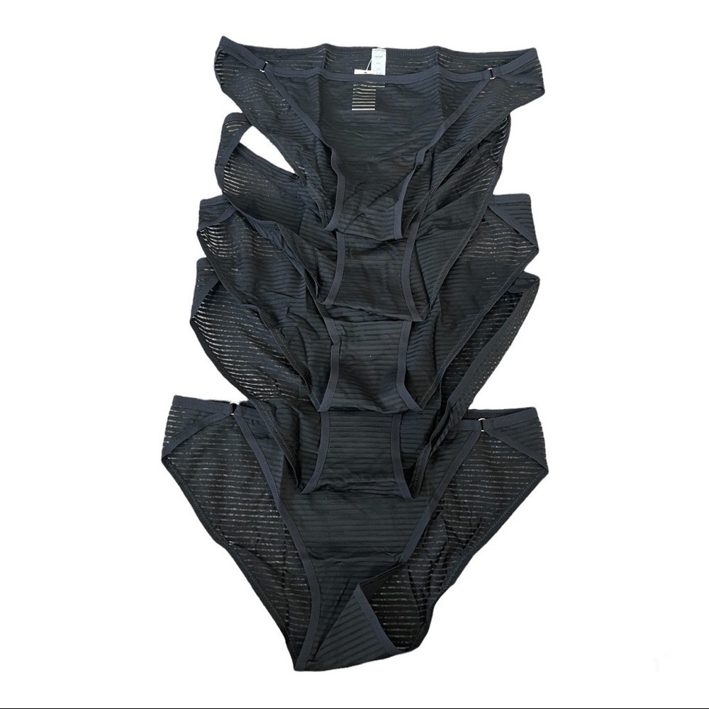 Aerie 5 Pairs Underwear Size L Color Black